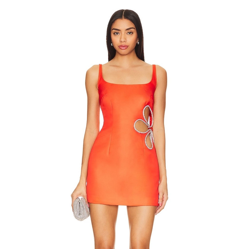 Sau Lee Betty dress in California orange